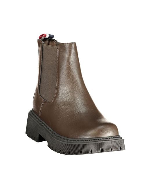 U.S. POLO ASSN. Brown Polyester 's Boot