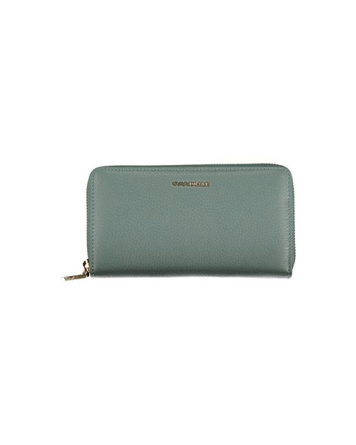 Coccinelle Chic Green Leather Wallet With Ample Storage