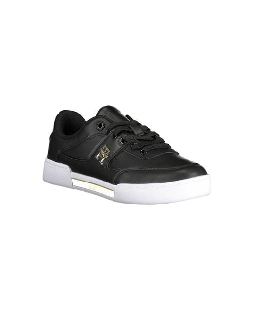 Tommy Hilfiger Black Polyester Sneaker