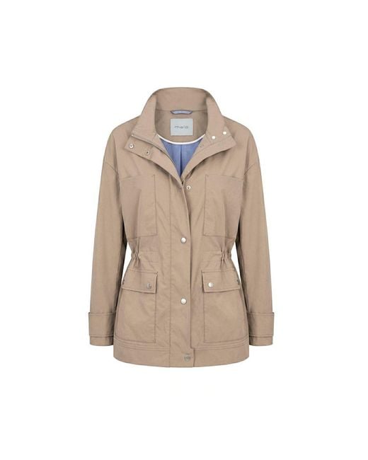 Malo Natural Brown Cotton Jacket