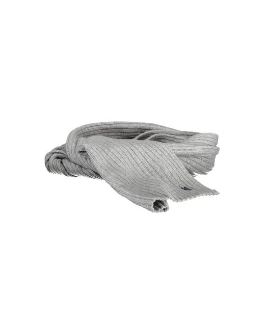 U.S. POLO ASSN. Gray Wool Scarf for men