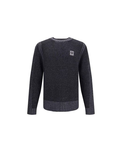 Belstaff Blue Seasonal Watch Sweater for men