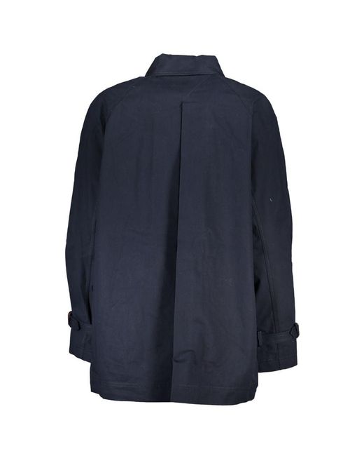 Tommy Hilfiger Blue Cotton Jackets & Coat