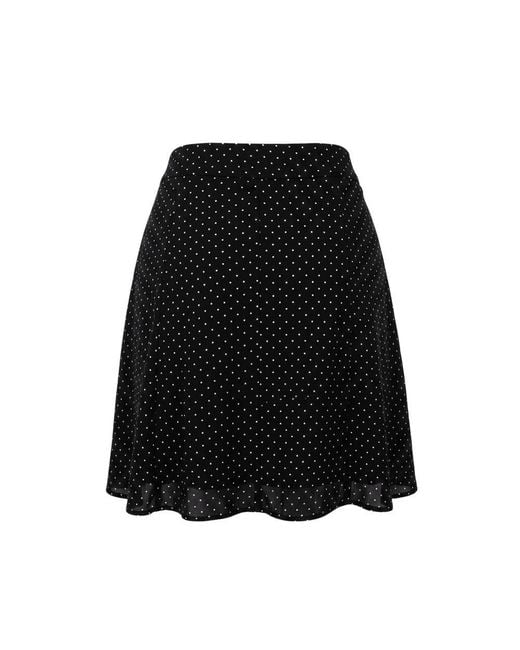 Trussardi Blue Black Viscose Skirt