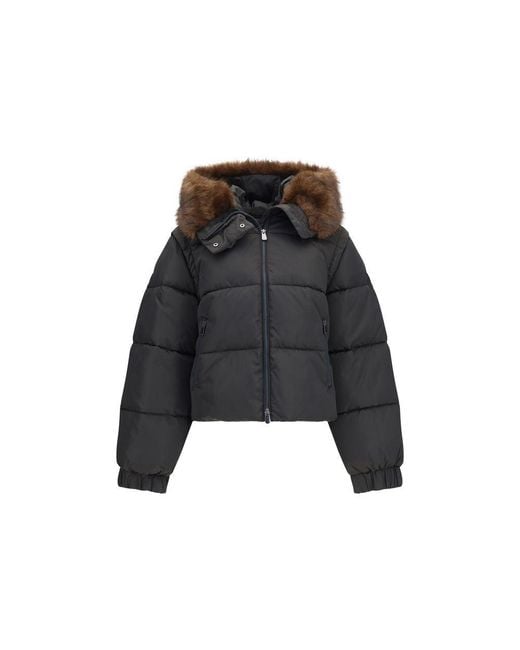 Pinko Black Brown Goose Down Full