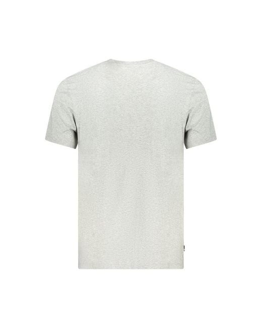 Timberland White Grigio Cotton Men T for men