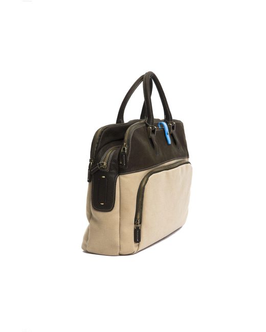 Piquadro Leather Verde Travel Bag Beige Pi1270755 - Save 7% - Lyst