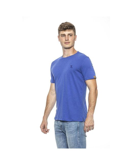 Billionaire Italian Couture Light Blue Cotton T for men