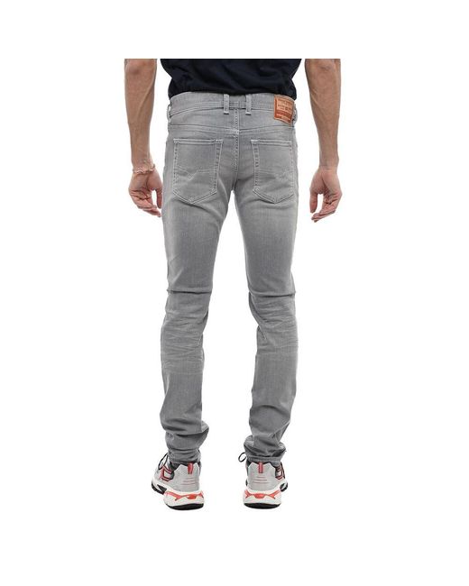 DIESEL Gray Cotton Jeans & Pant for men