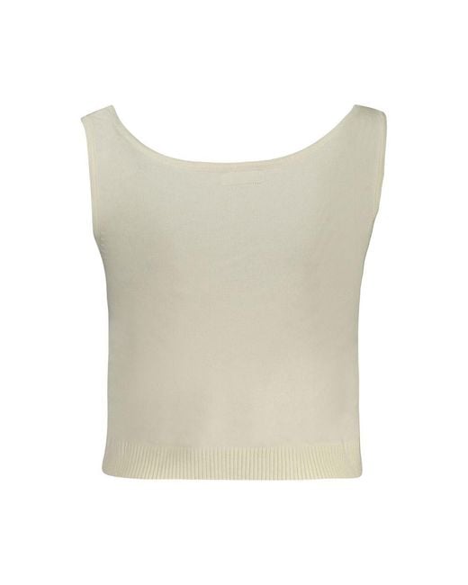 Guess Natural Bianco Poliestere Shirt