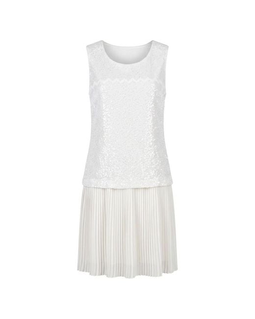 Trussardi White Polyester Dress