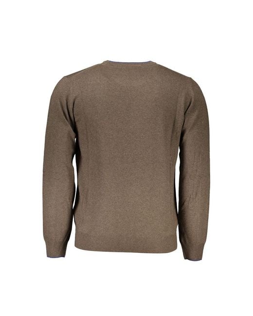 Harmont & Blaine Brown Fabric Sweater for men