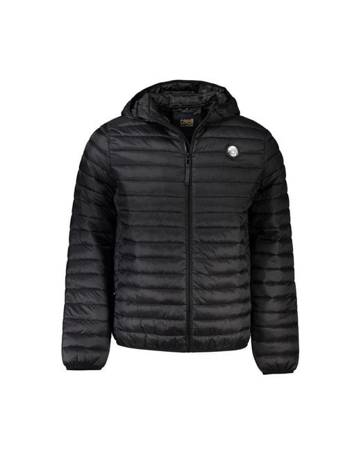 Roberto Cavalli Black Poliammide Uomo Jacket for men