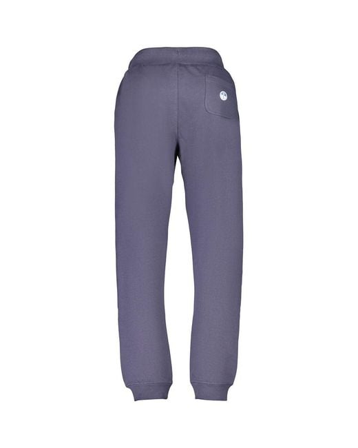 North Sails Blue Cotton Men Trouser for men