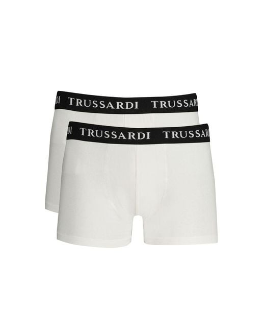 Trussardi Black Cotton Boxer Brief for men