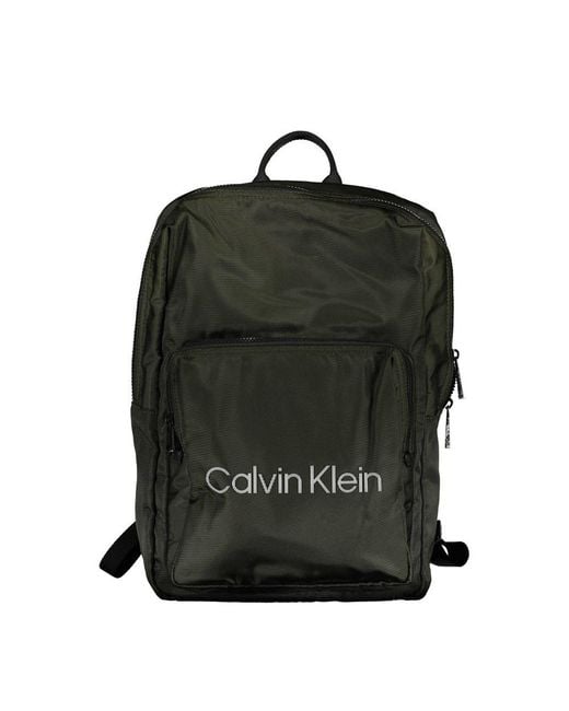 Calvin Klein Black Polyester Backpack for men