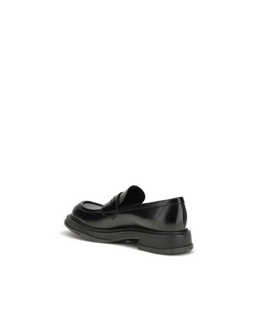 Gucci Black Calf Leather Bos Taurus Slip for men