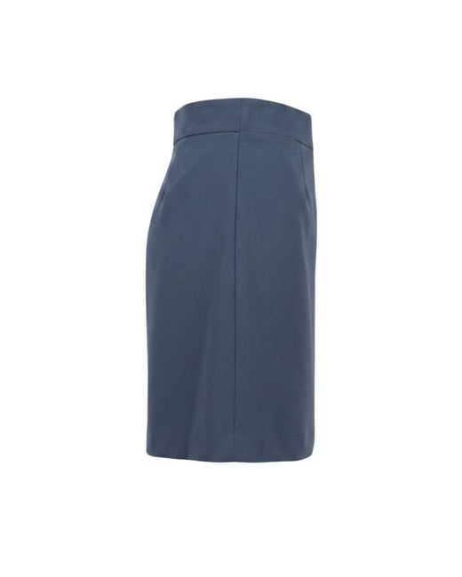 Trussardi Blue Polyester Skirt