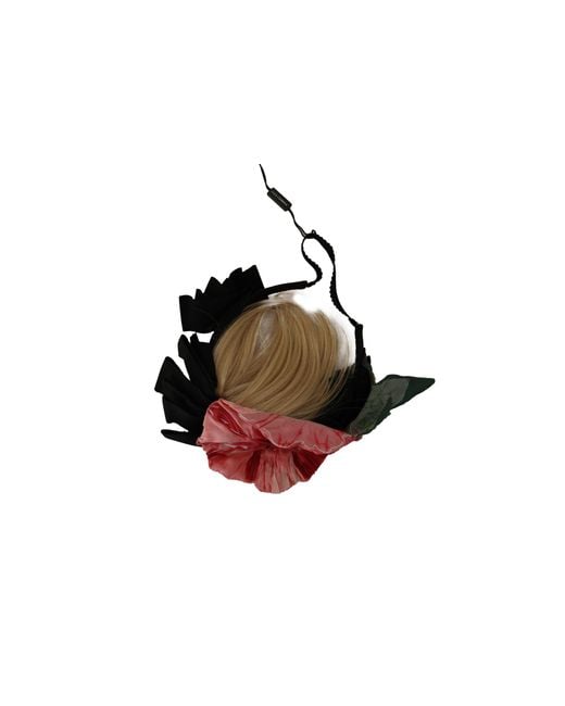 Dolce & Gabbana Black Elegant Silk-Blend Diadem Headband