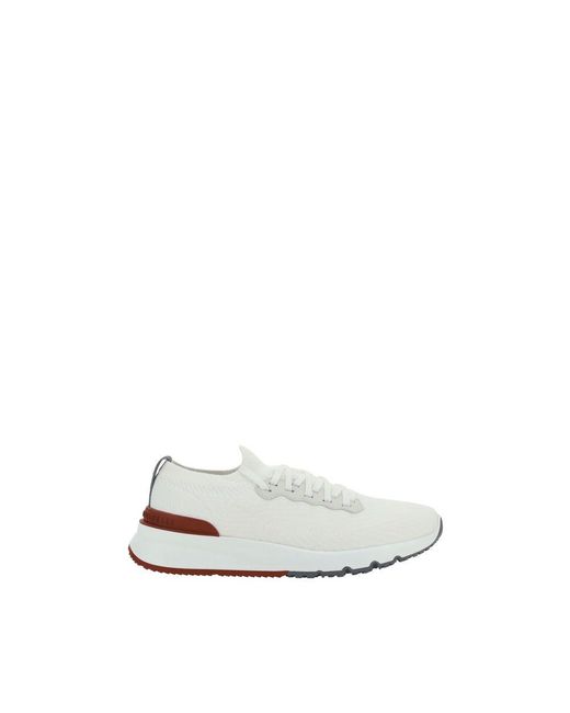 Brunello Cucinelli White Sneakers for men