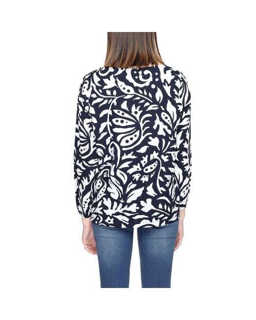 Street One Blue Viscose Shirt