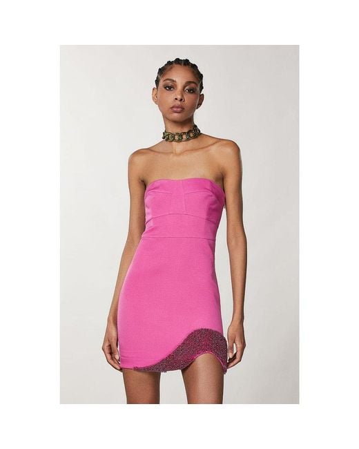 Patrizia Pepe Pink Polyester Casual Dress