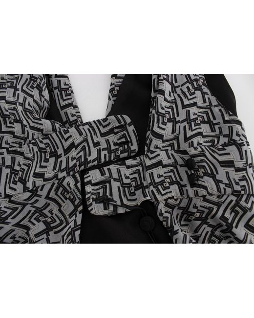 Karl Lagerfeld Black Silk Blouse Top