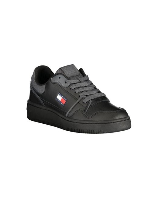 Tommy Hilfiger Black Sneakers