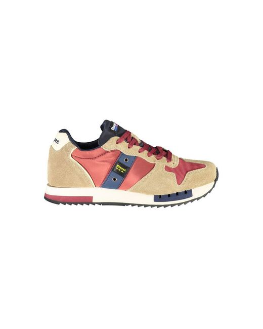 Blauer Pink Sports Sneakers With Contrast Accents for men