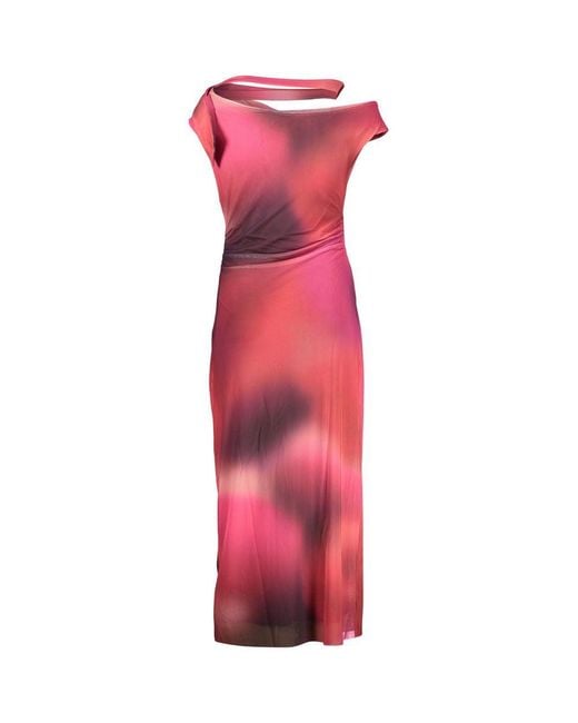 Desigual Pink Viola Polyester 's Dress