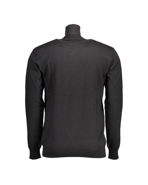 U.S. POLO ASSN. Black U. S. Polo Assn. Cotton Sweater for men