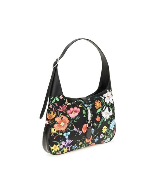 Gucci Blue Multicolor Nylon Shoulder Bag