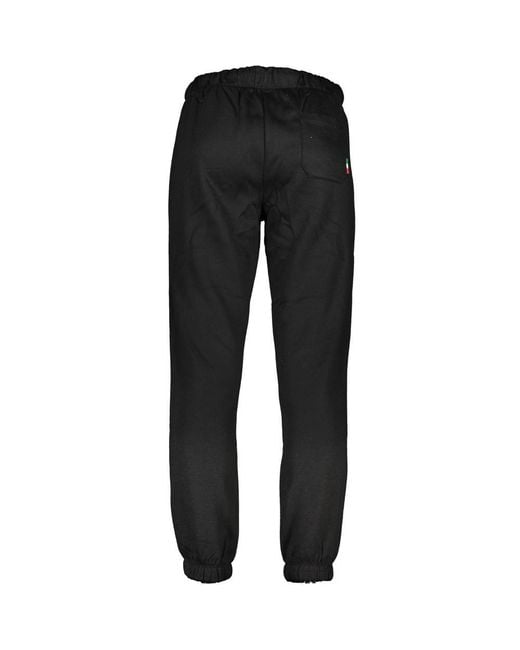 Gianmarco Venturi Black Nero Polyester Men's Track Pant for men