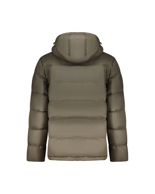 Calvin Klein Green Marrone Poliammide Jacket for men