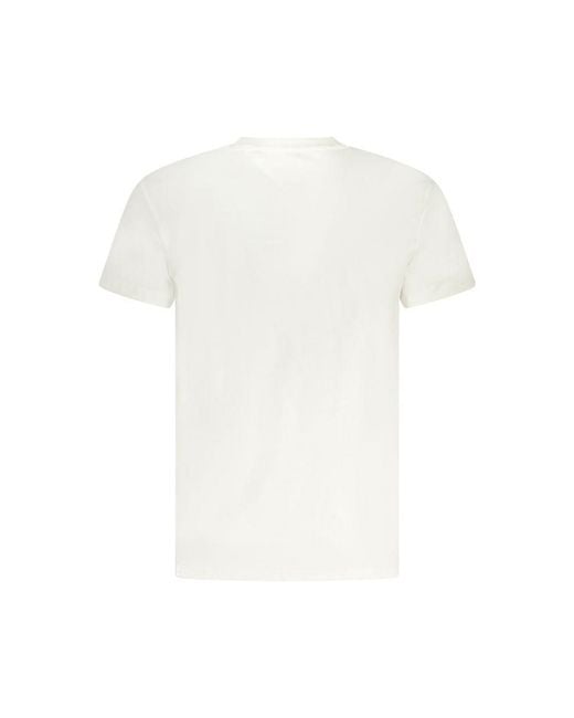 Tommy Hilfiger White Tshirt Logo Tee for men