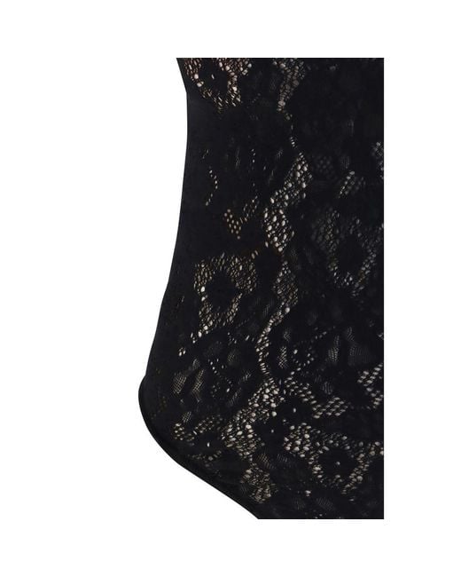 Wolford Black Polyamide Bodysuit