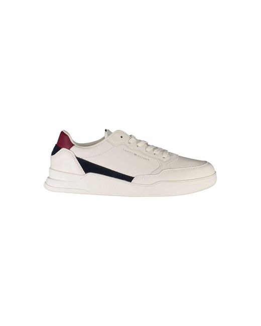 Tommy Hilfiger White Polyester Sneaker for men