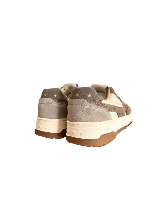 Pantofola D Oro Natural Grey Leather Men Sneaker for men