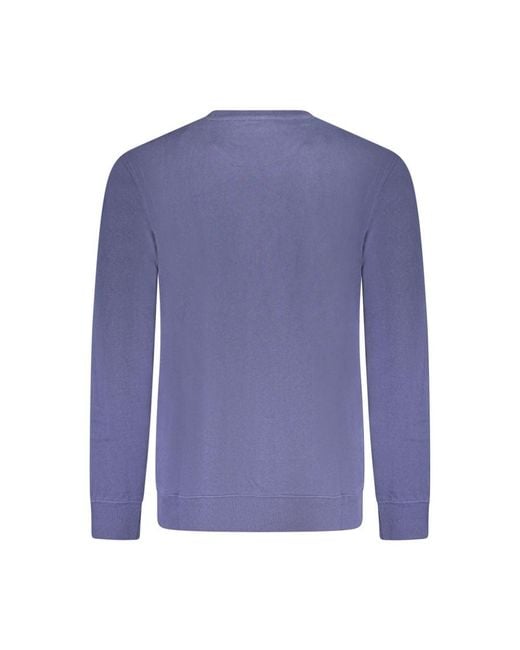 Wrangler Blue Cotton Sweater for men