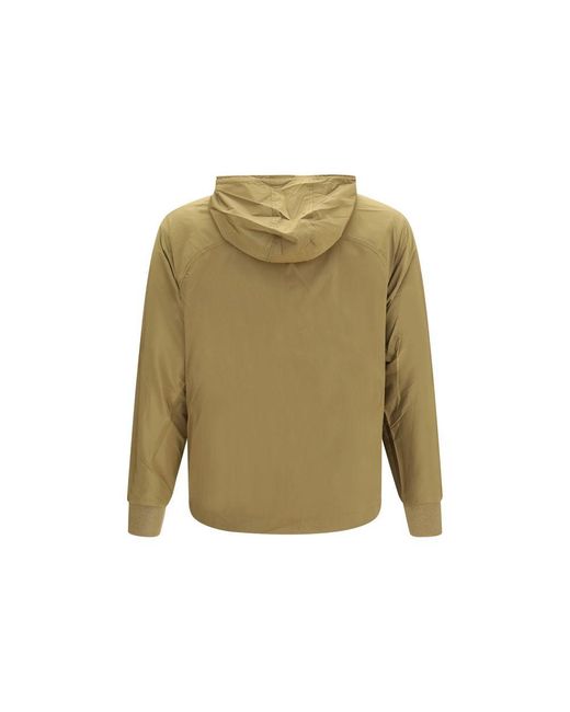 C P Company Green Beige Wool Oves Aries Shell Jacket for men