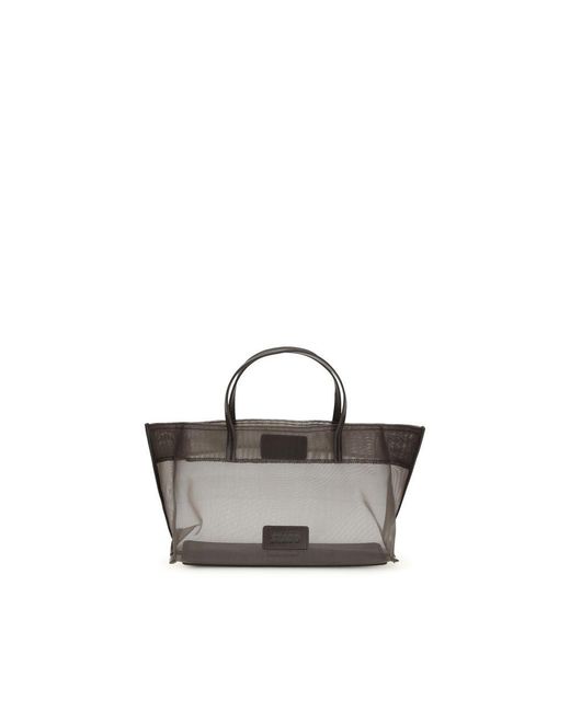 Staud Gray Brown Nylon Shoulder Bag