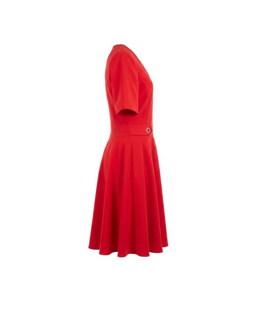 Trussardi Red Poliestere Dress