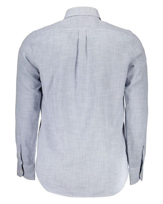 Harmont & Blaine Blue Elegant Light Cotton Shirt For for men