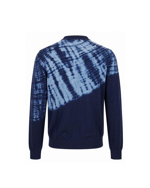 Malo Blue Cotton Men's Sweater for men