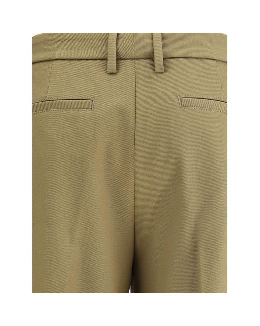 True Royal Green Virgin Wool Pants