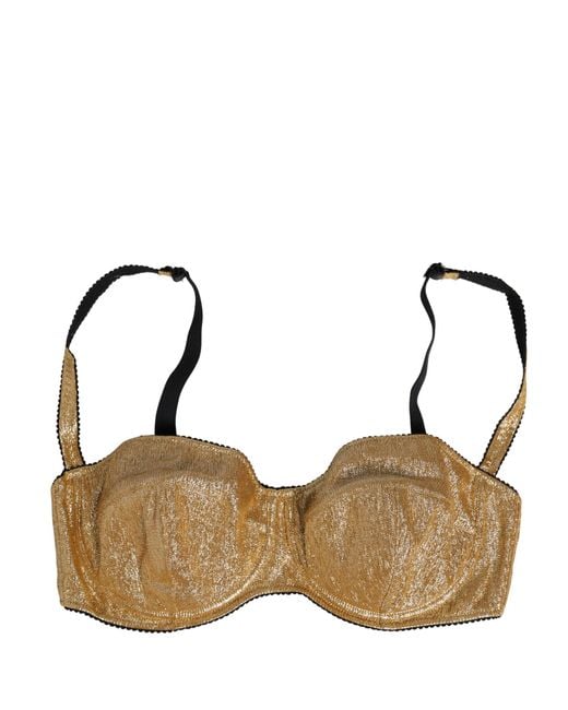 Dolce & Gabbana Metallic Gold Semi