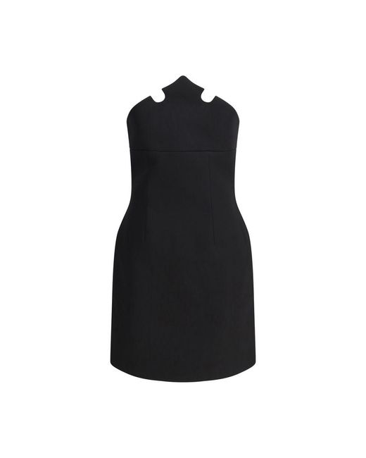 Coperni Black Short Crown Dress