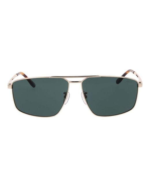 BMW Green Gold Titanium Sunglasses for men