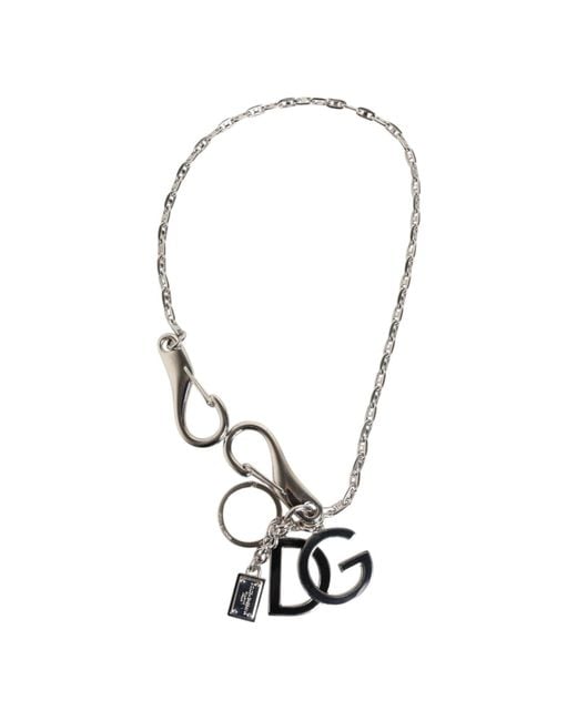 Dolce & Gabbana Metallic Keychains