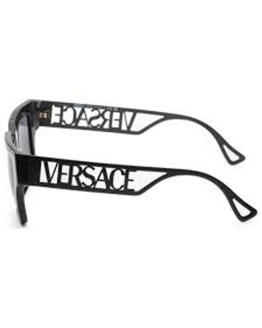 Versace Black Acetate Sunglasses